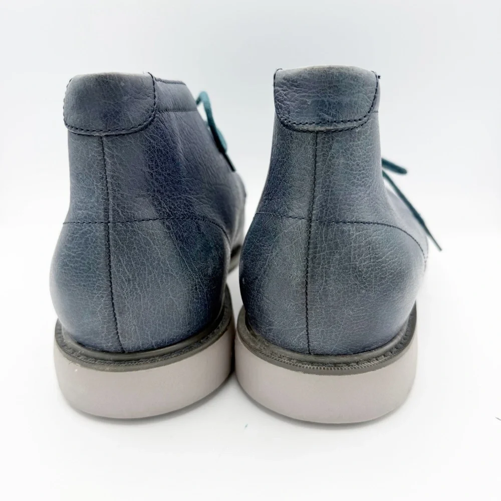 Cole Haan Mens Great Jones Chukka II Lace Up‎ Boots C20683 Blue Leather Size 13